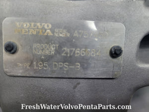 Volvo Penta Dps-B 1.95 gear ratio Outdrive Stern Drive Low Hours 1 year warranty