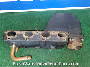 Volvo Penta Aq 171 A B C  exhaust manifold NLA 855434 exceptionally condition