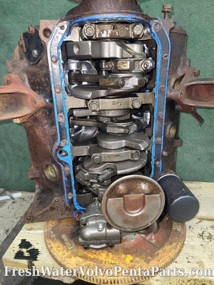 Marine Gm 4.3L 262 V6 .30 over engine Short block rotating assembly