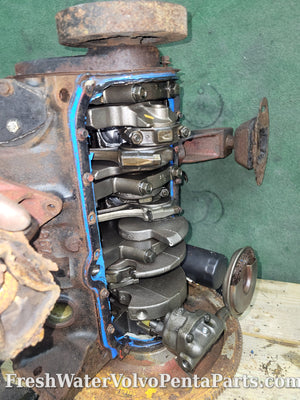 Marine Gm 4.3L 262 V6 .30 over engine Short block rotating assembly