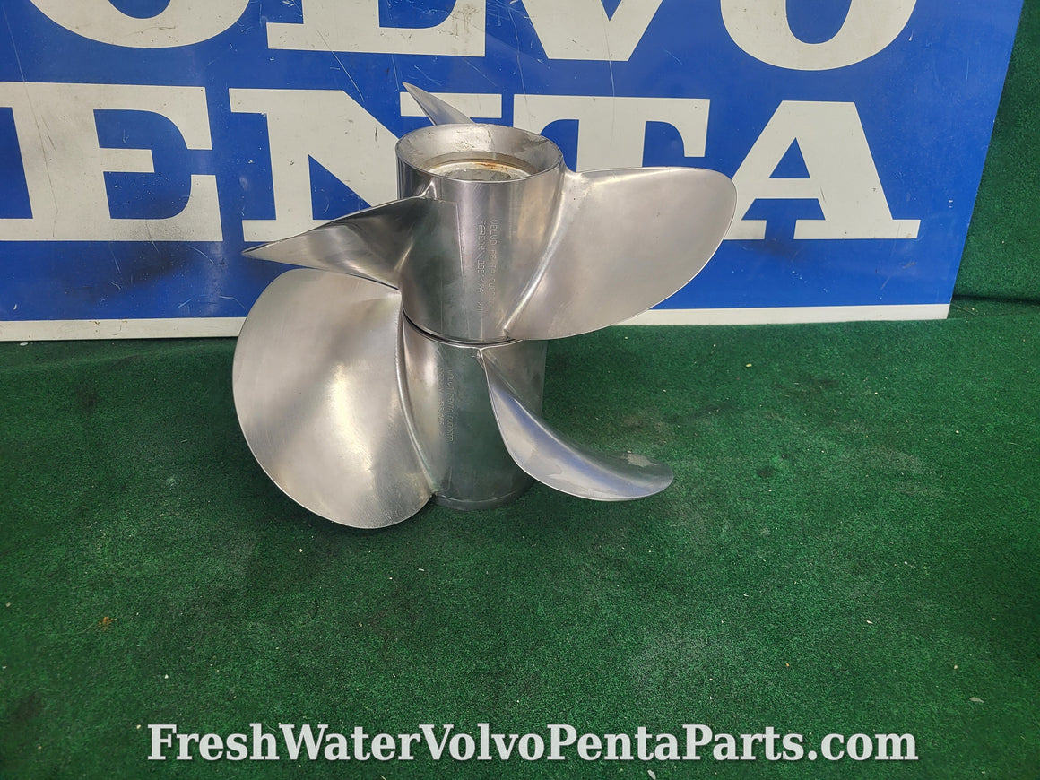 Volvo Penta New Hubs  F6 stainless Propeller set DpSM 3851476 3851466 Dp-S (US) Dps-M