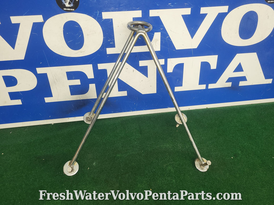 Stainless Steel water ski Tow / ski Rope hook Bracket mount 4 post