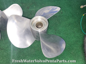 Volvo Penta C6 stainless Steel Props 3857467 3857463 Dp-E Dp-D1  Dp-C1 Dp-C 290Dp Dp-A