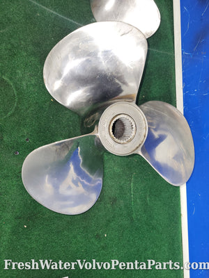 Volvo Penta C4 Stainless Steel Props 854376 & 854372 290dp Dp-A Dp-C Dp-C1 Dp-D1 Dp-E