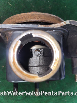 Volvo Penta 5.7Gi Power steering servo pump with bracket v-belt pulley .