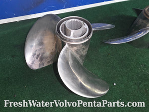 Volvo Penta Stainless E4 Propeller DpxR Dpx Go Fast 3860013 NLA No Longer Available