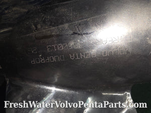 Volvo Penta Stainless E4 Propeller DpxR Dpx Go Fast 3860013 NLA No Longer Available