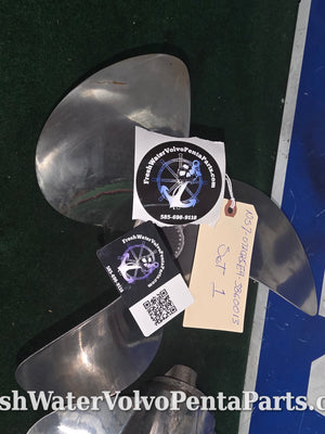 Volvo Penta Stainless E4 Propeller DpxR Dpx Go Fast 3860013 NLA No Longer Available