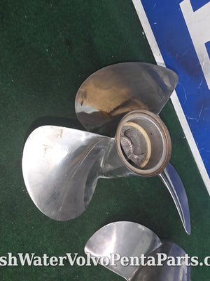 Volvo Penta Stainless Go Fast DpxR Dpx Propeller set E4 no longer made  3850013 NLA