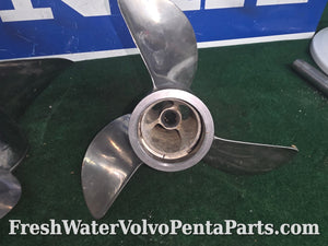 Volvo Penta Stainless Go Fast DpxR Dpx Propeller set E4 no longer made  3850013 NLA