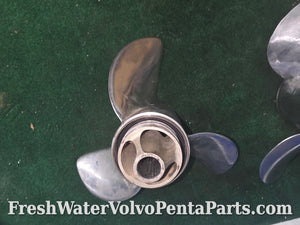 Volvo Penta Stainless Go Fast DpxR Dpx Propeller set E4 no longer made  3850013 NLA