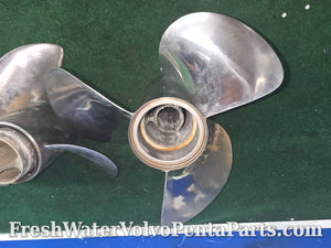 Volvo Penta Stainless Go Fast DpxR Dpx Propeller set E4 no longer made  3850013 NLA