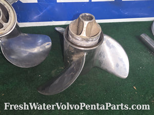 Volvo Penta Stainless Go Fast DpxR Dpx Propeller set E4 no longer made  3850013 NLA