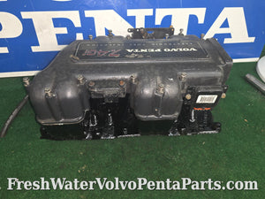 Volvo Penta 7.4L 454 7.4Gi Fuel Injection  intake Manifold upper and lower 12550668 oval port