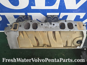 Volvo Penta 7.4L 454 7.4Gi Fuel Injection  intake Manifold upper and lower 12550668 oval port