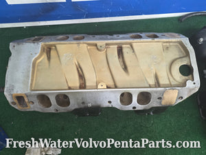Volvo Penta 7.4L 454 7.4Gi Fuel Injection  intake Manifold upper and lower 12550668 oval port