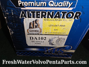New Alternator Volvo Penta DA102 Single wire . NEW old Stock
