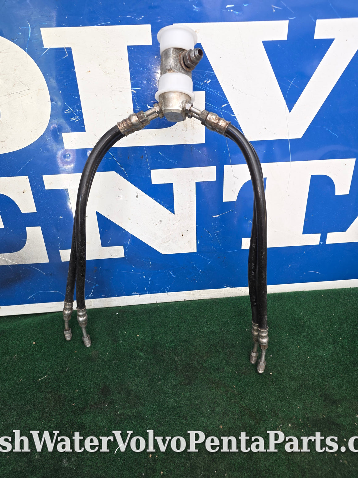 Volvo Penta Dpx Hydraulic Steering manifold Block 872480 872956  with high pressure hoses 872593