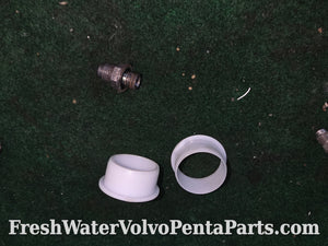 Volvo Penta Dpx Hydraulic Steering manifold Block 872480 872956  with high pressure hoses 872593
