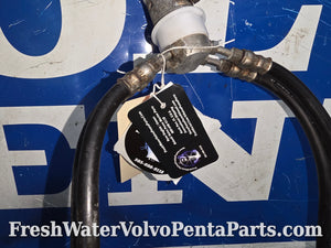 Volvo Penta Dpx Hydraulic Steering manifold Block 872480 872956  with high pressure hoses 872593