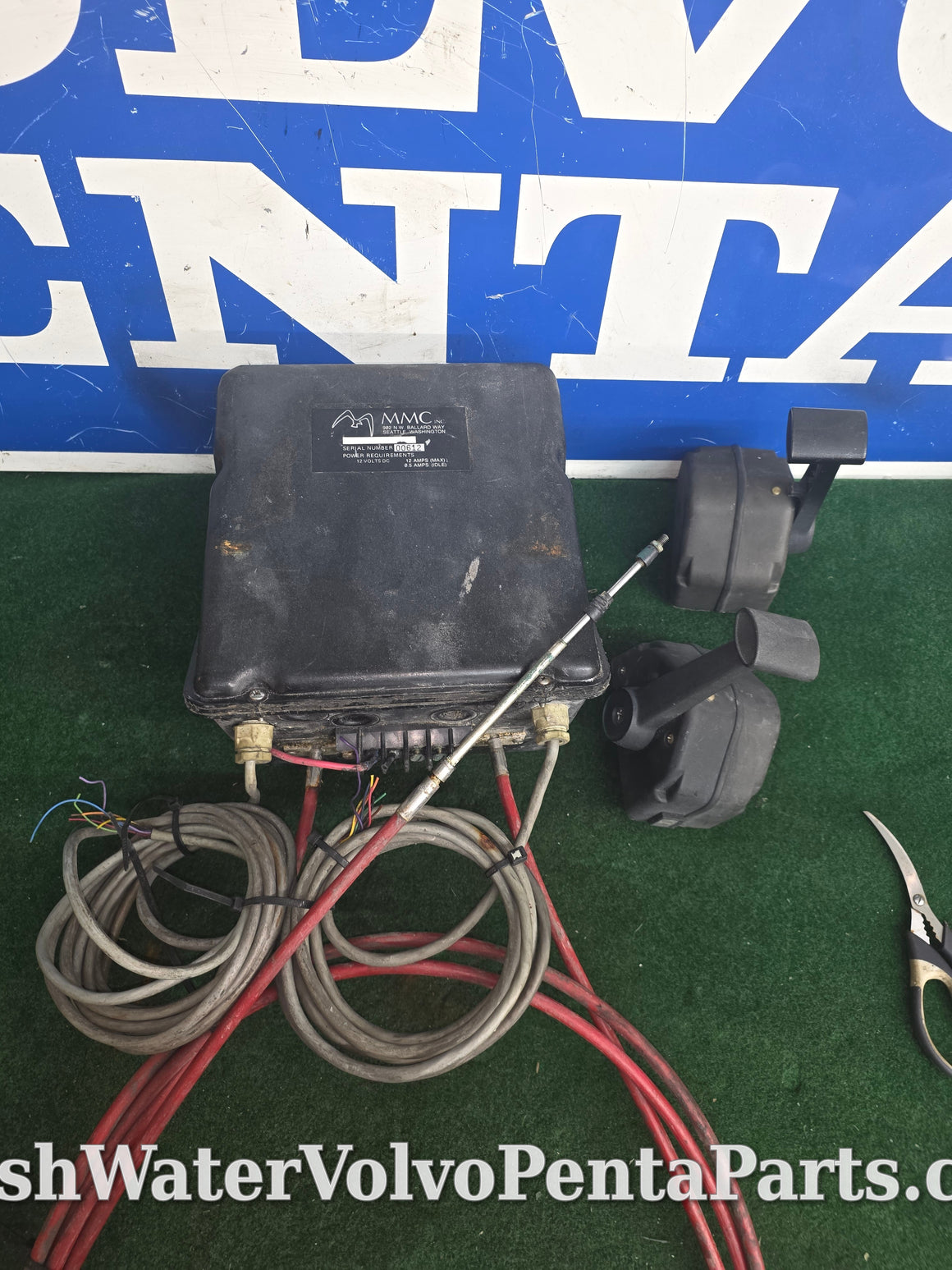 ZF marine Fly by Wire Dual Station Mathers MicroCommander shift throttle control pn. 00314