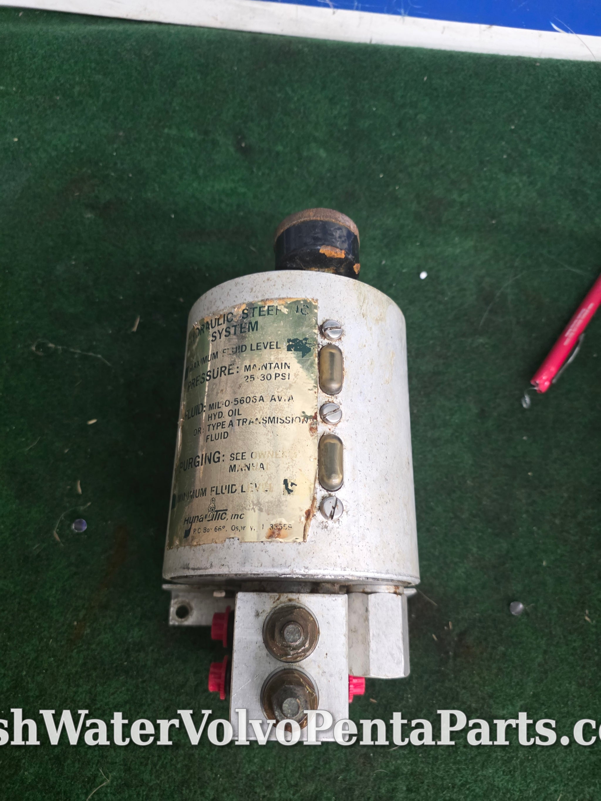 Hynautic Reservoir Hydraulic Steering  TELEFLEX reservoir and Valve