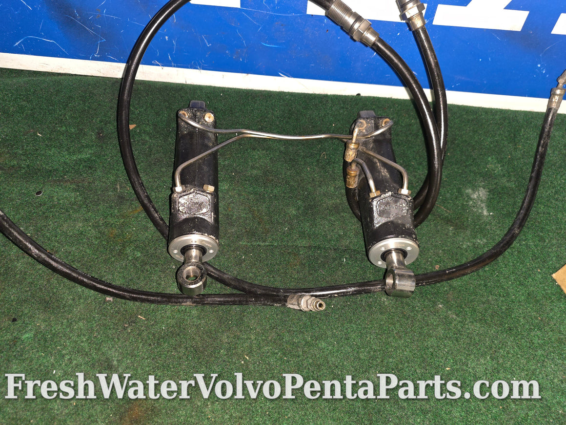 Volvo Penta rebuilt resealed 3860881 Trim Cylinders new shafts ,caps, and seals