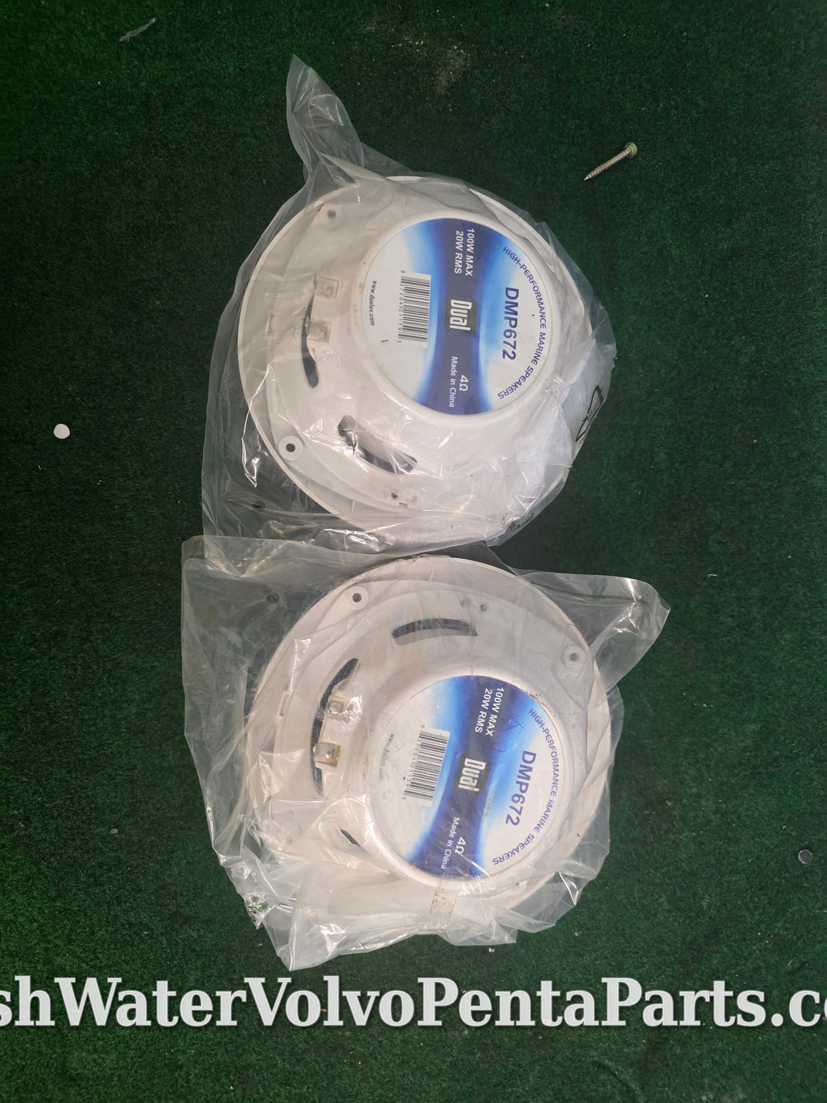 NEW OLD stock 2 Dual DMP672 marine Speakers