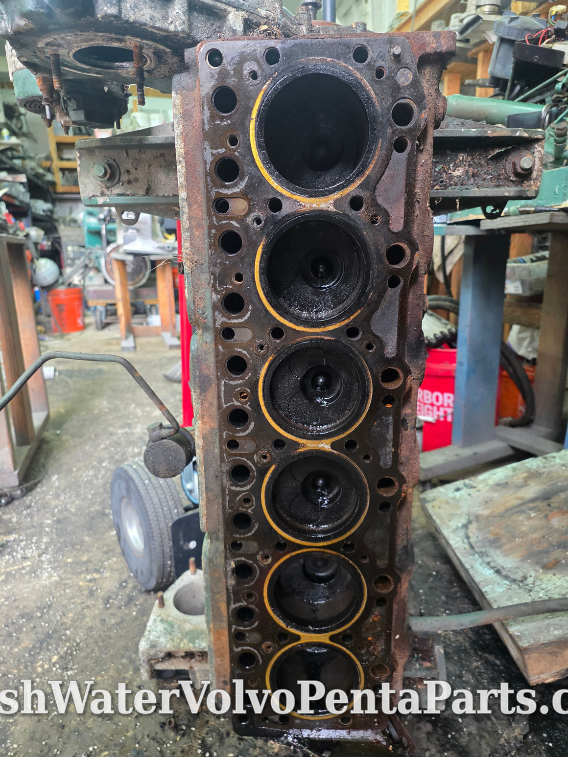 Volvo Penta Diesel 6 cylinder KAD42-A short block rotating assembly