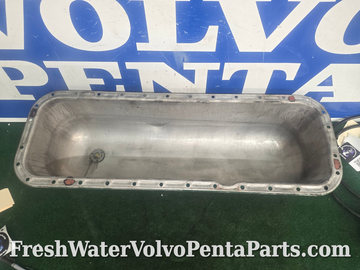 Volvo Penta Non-magnetic Stainless 40 41 42 43 44 series KAD42-A oil sump oil pan w/ drain