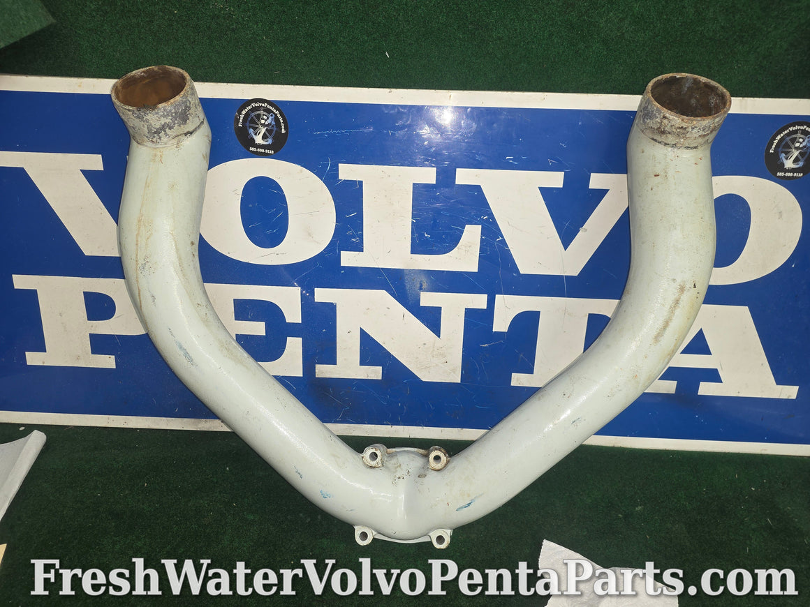 Volvo Penta 290 Dp-A Dp-B exhaust y-Pipe 852846-9 V8 V6  freshwater