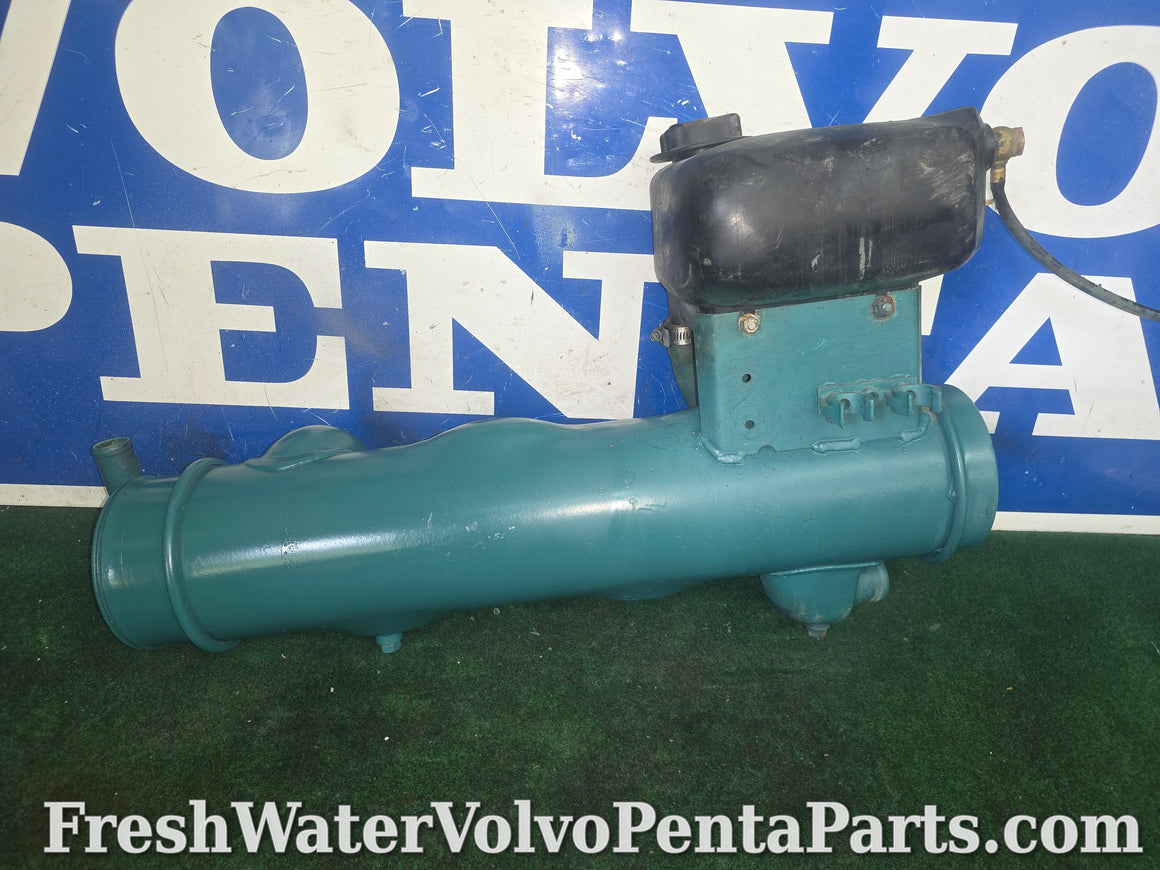 Volvo Penta KAD42 A Diesel  heat Exchanger with Reservoir  6 cylinder Diesel