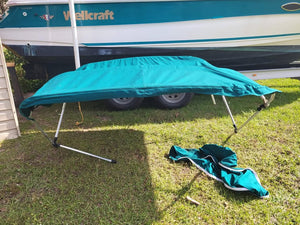 Bimini top Wellcraft Sunbrella Bimini Top Boat Marine 80 inch w x 72 in L,  4 Bow
