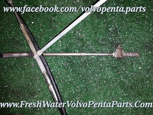 Volvo Penta 14ft throttle Cable with ends Spring loaded end for carburetor aq125