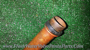 Volvo Penta Copper coolant  pipe 856532  Aq171 A aq 171 C 251  oil cooler to ex