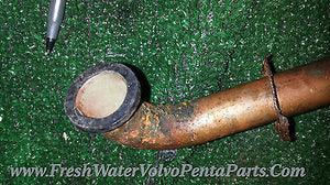 Volvo Penta Copper cooling  pipe water uptake  855371  Aq171 A aq 171 C 251