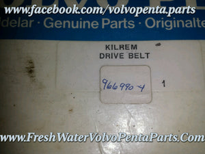 Brand New Volvo Penta V Belt Alternator belt for MD1B 2B P/n 966990-4