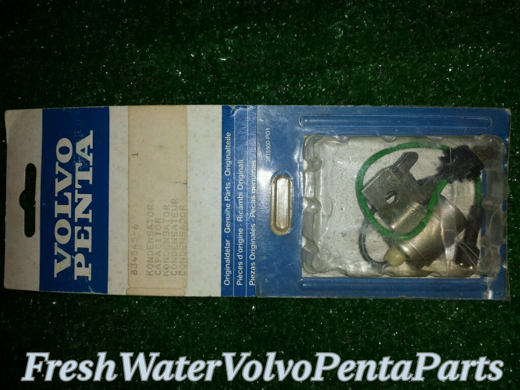New Volvo Penta Condenser / Capacitor P/n 834545-6 for AQ 115 Aq 130 NOS  New Old Stock 