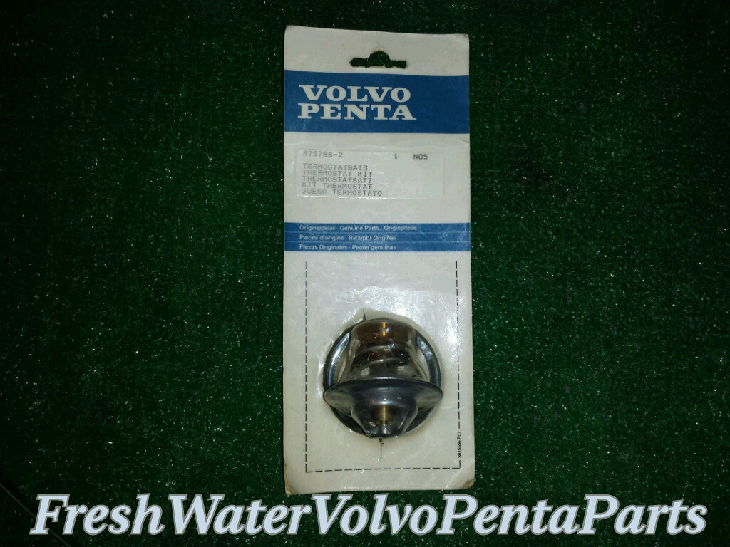New Volvo Penta Thermostat Kit P/n 875788-2  New old Stock Points.