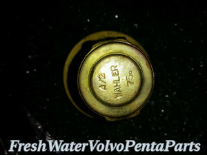 New Volvo Penta Thermostat Kit 75 degree 876052 Wahler Thermostat,   New old Stock