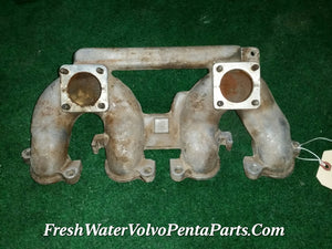 Volvo Penta 8 Valve Dual Carburetor 841145 Aq145 Aq151 Intake Manifold