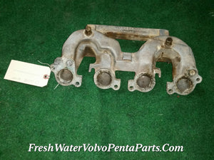 Volvo Penta 8 Valve Dual Carburetor 841145 Aq145 Aq151 Intake Manifold