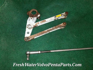 Volvo Penta 290 Dp-A Sp-A twin engine stainless tie rod with threaded steering arms