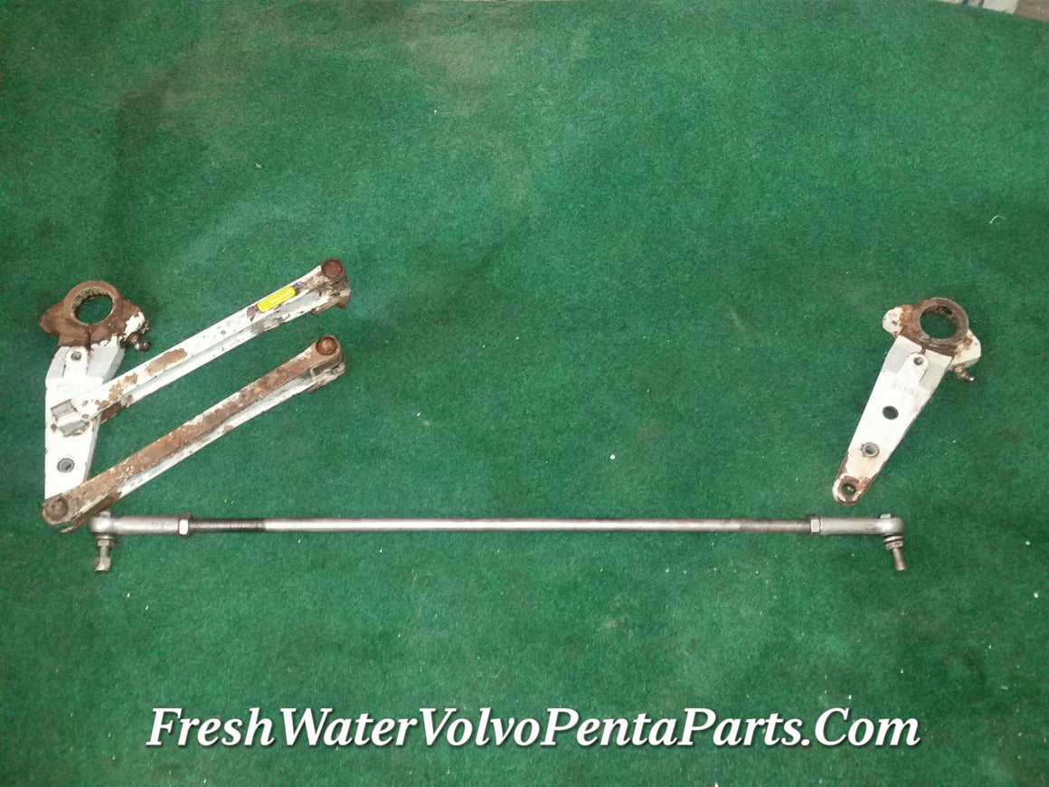 Volvo Penta 290 Dp-A Sp-A twin engine stainless tie rod with threaded steering arms
