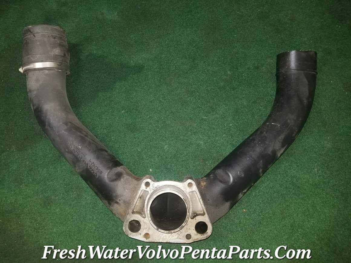 Volvo Penta y-Pipe Exhaust  V8 & V6  Dp-C dp-D Dp-E P/n  854742 -1