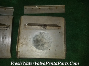 Stainless Steel  Bennett Trim Tab Planes and Brackets 12 x 11 1/2
