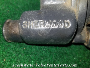 Volvo Penta Sherwood Raw sea water Pump V8 Bracket mount V Pulley