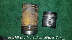 Volvo Penta AQAD40 B Cylinder Liner Kit Sleeve & piston assembly 875722 Cylinder 2