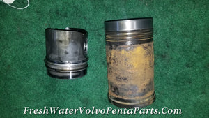 Volvo Penta AQAD40 B Cylinder Liner Kit Sleeve & piston assembly 875722 Cylinder 2