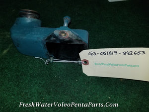 VOlvo Penta TMD40 Connecting pipe P/N 842653 Turbo Connection Pipe